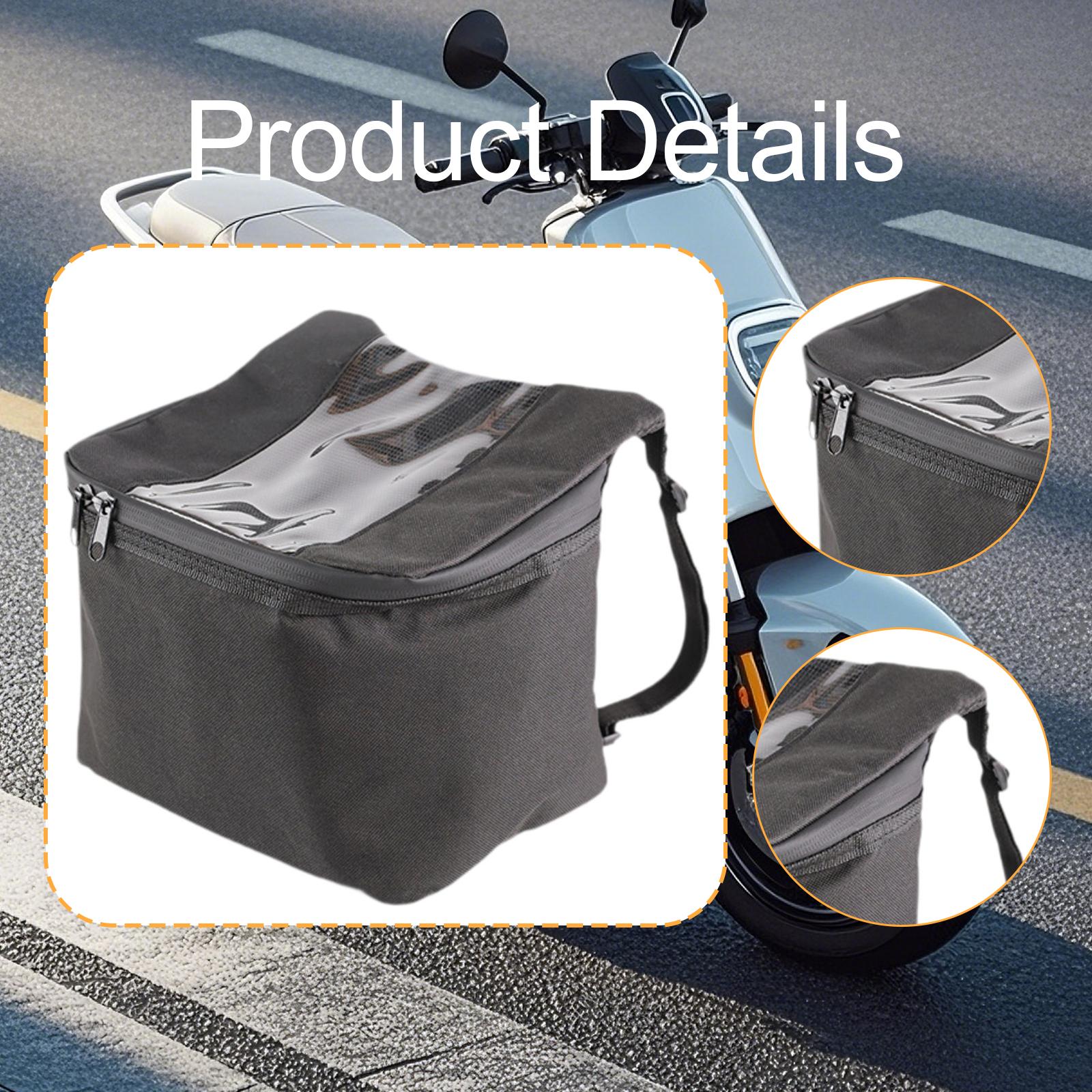 バイク用フロントバスケット、防水ハンドルバーバッグ、オックス - Waterproof Motorcycle Handlebar Bag Pouch のレビューと価格