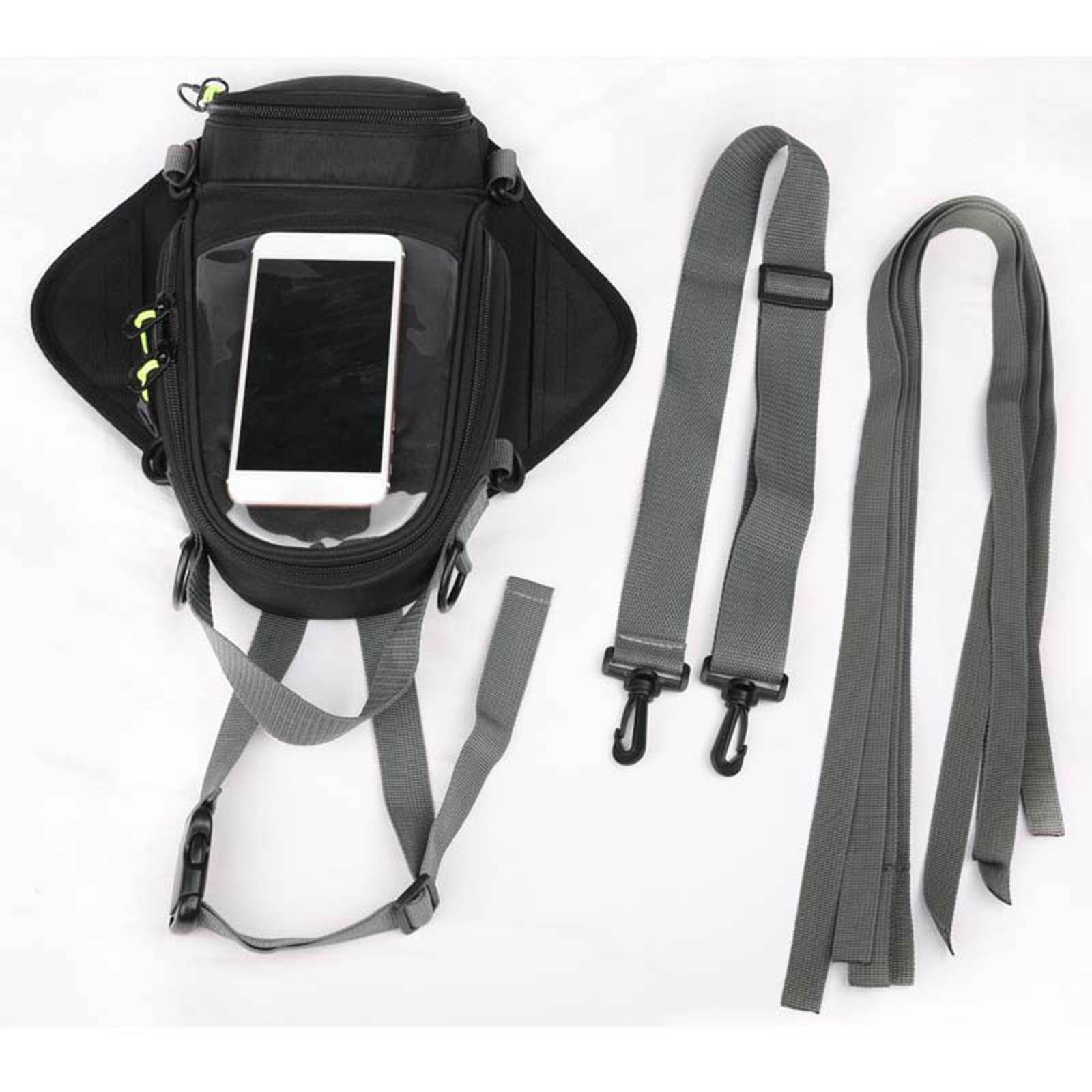 マグネティック式バイクタンクバッグ 5L 大容量 クイックリ - Motorcycle Tank Bag Magnetic Quick Release のレビューと価格