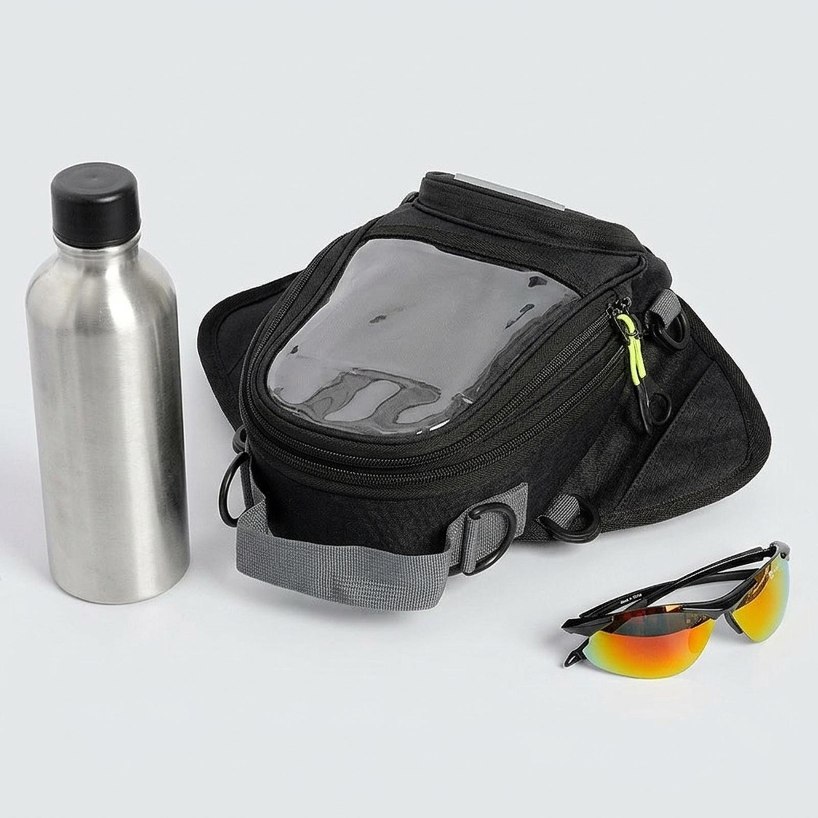マグネティック式バイクタンクバッグ 5L 大容量 クイックリ - Motorcycle Tank Bag Magnetic Quick Release のレビューと価格