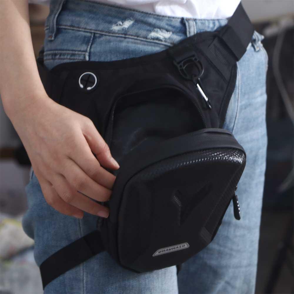 太ももベルト収納ポーチ ファニーパックバッグ レッグサイドバ - Motorcycle Leg Bag Drop Thigh Pouch のレビューと価格