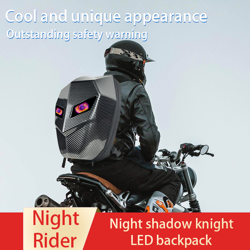 男性用LEDアイ付きオートバイバックパック,ハードシェル,防 - Motorcycle Helmet Backpack Waterproof Led のレビューと価格