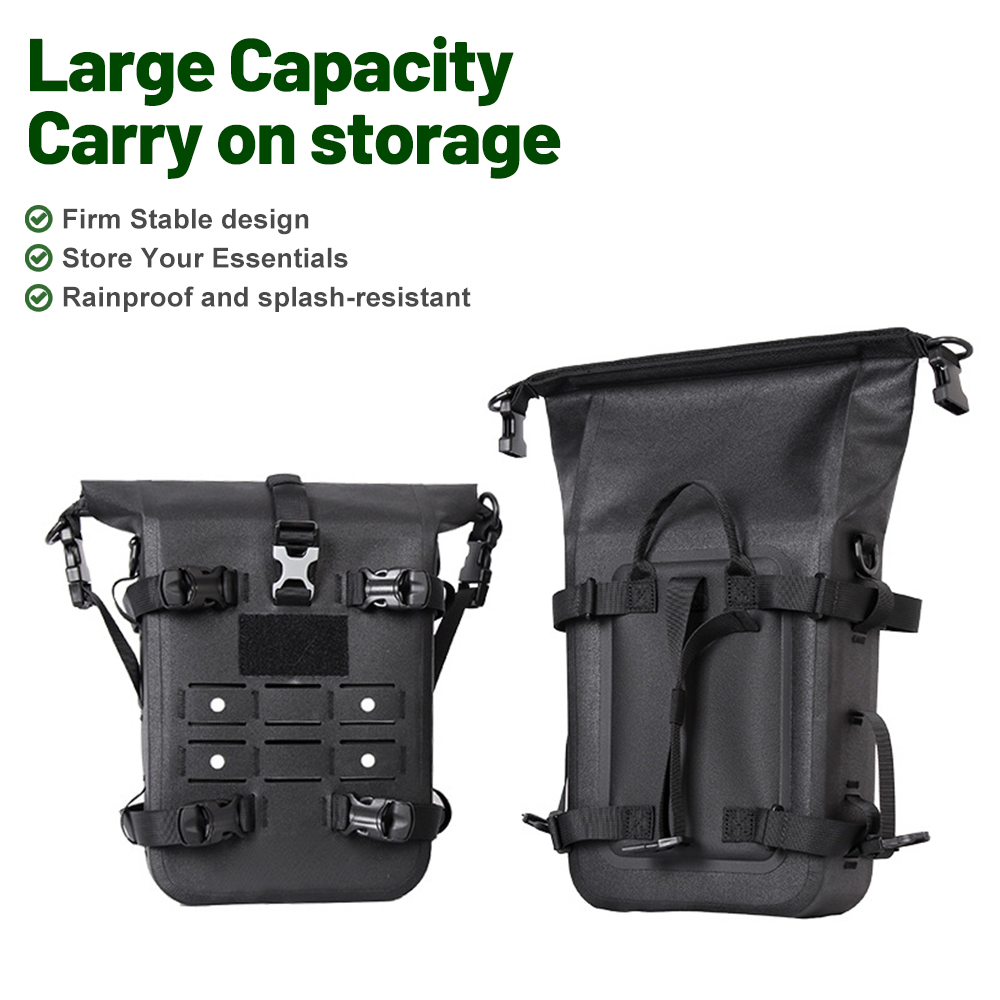 多機能バイク用クラッシュバーバッグ 防水トラベルアウトドアド - Motorcycle Crash Bar Waterproof Dry Bag のレビューと価格