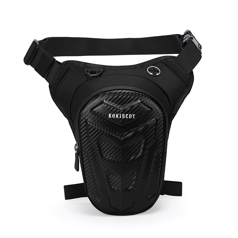 頑丈なハードシェル素材のバイク用ドロップレッグバッグ、耐摩耗 - Motorcycle Leg Bag Drop Thigh Pouch のレビューと価格