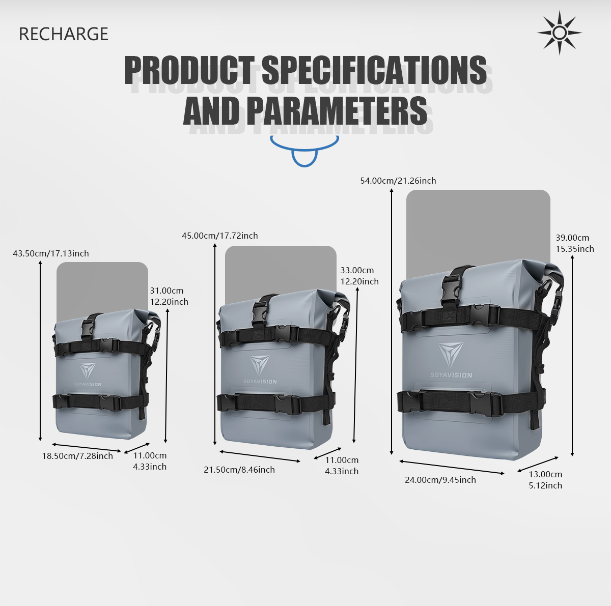 ユニバーサル反射材付きバイク用ドライバッグ、バンパー/クラッ - Motorcycle Crash Bar Waterproof Dry Bag のレビューと価格