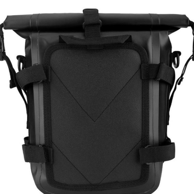 防水仕様のバイクフレーム用クラッシュバーバッグ。丈夫なPVC - Motorcycle Crash Bar Waterproof Dry Bag のレビューと価格
