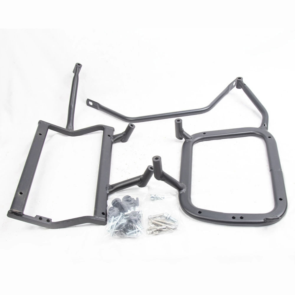 1 セットオートバイサイドラゲッジトランクツールボックスサド - Pannier Mounting Bracket Rack Kit Motorcycle のレビューと価格