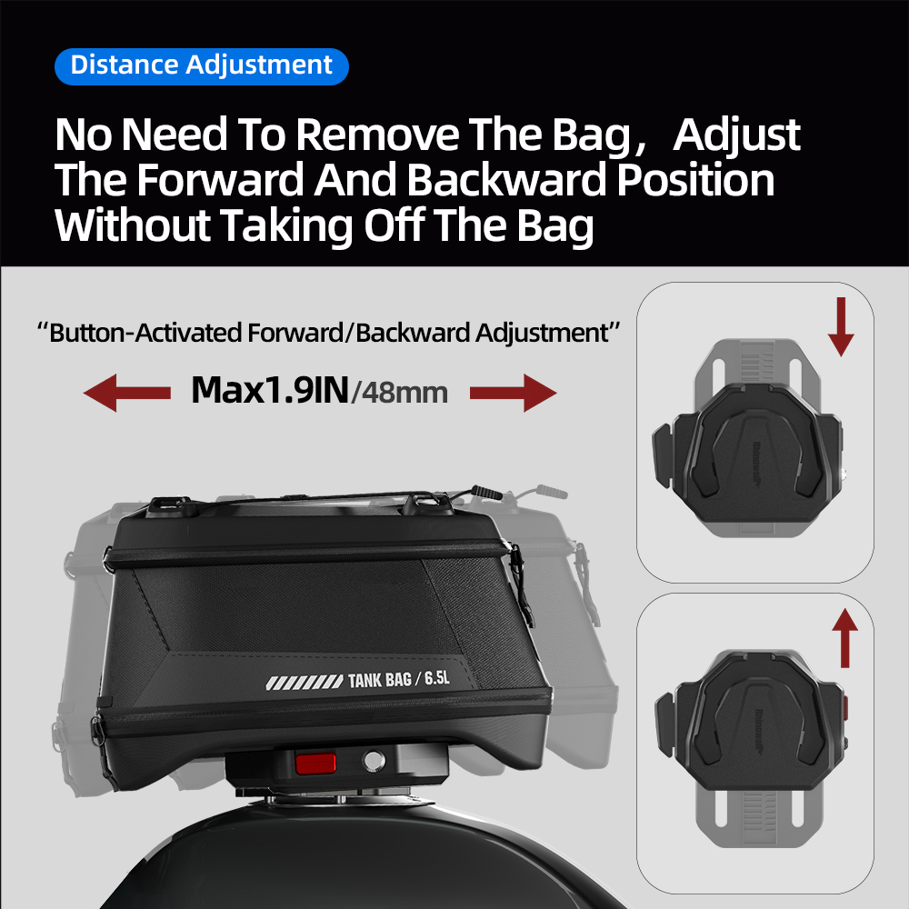 Rhinowalk オートバイ用マグネット式タンクバッグ レ - Motorcycle Tank Bag Magnetic Quick Release のレビューと価格