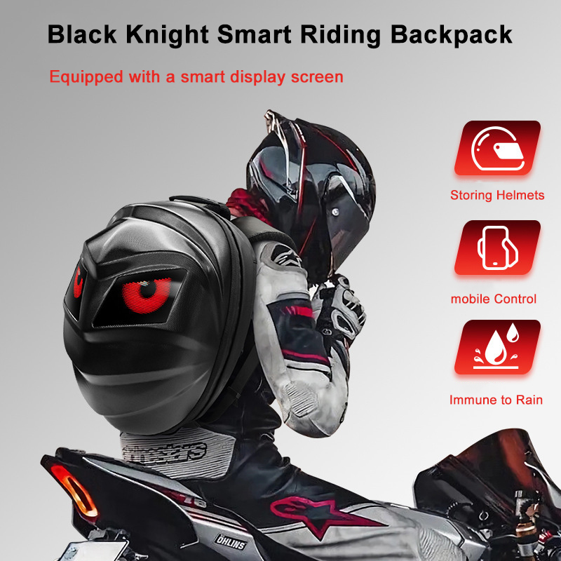 最高品質のロイブラックナイトLEDバイカーバックパック工場卸 - Motorcycle Helmet Backpack Waterproof Led のレビューと価格